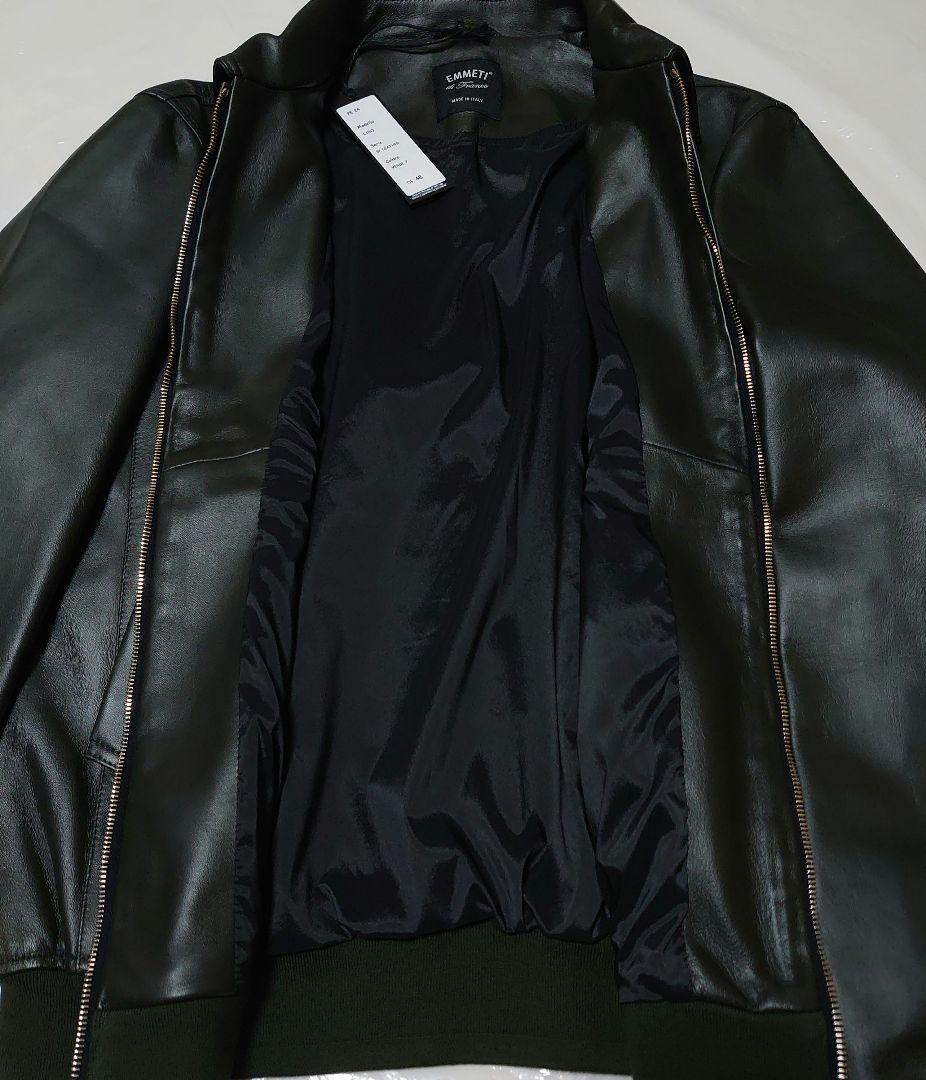 エンメティ オーダー品 LIDO A-2 48 L レザー ダークグリーン