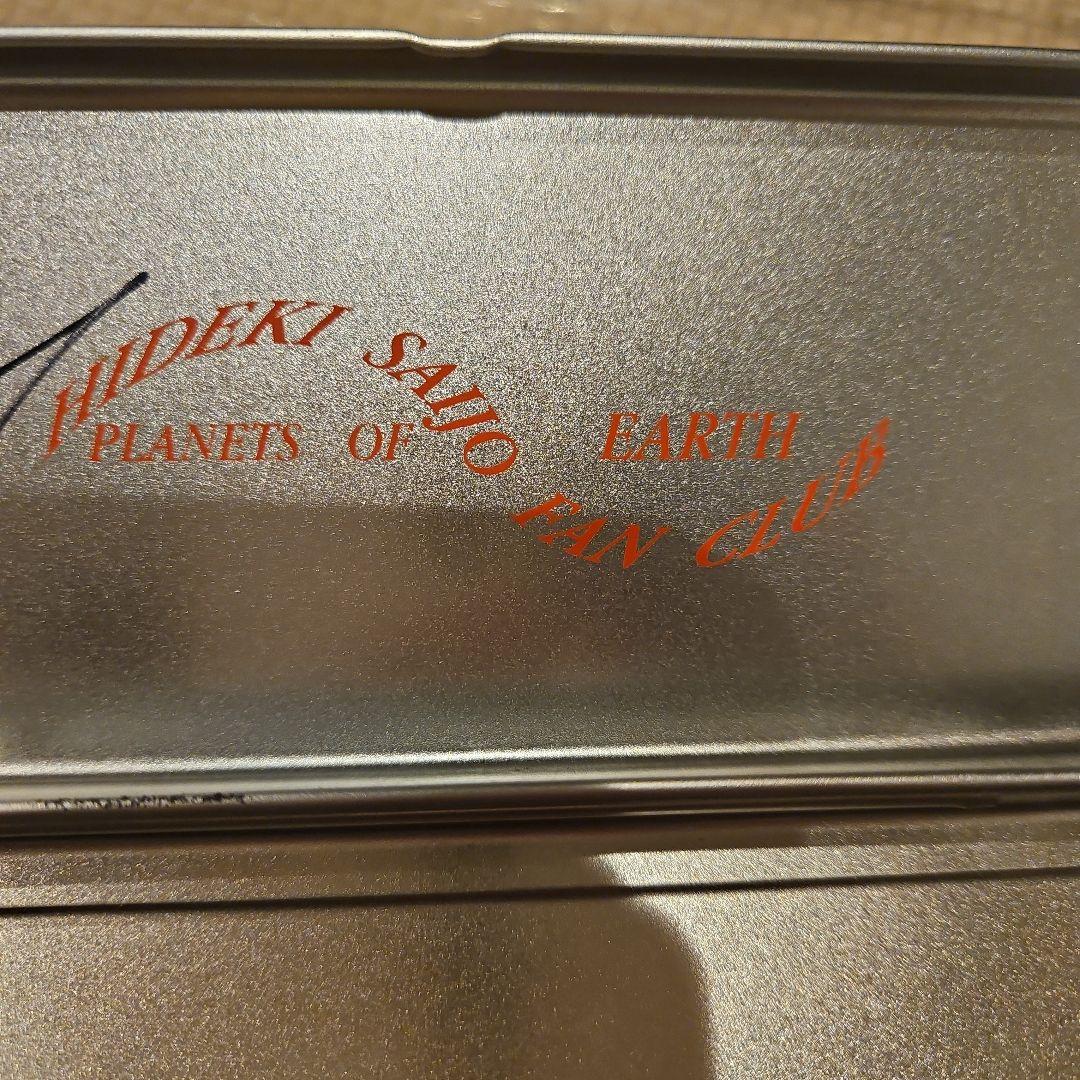 西城秀樹　グッズ　ペンケース　直筆サイン入り　ファンクラブ活動特典