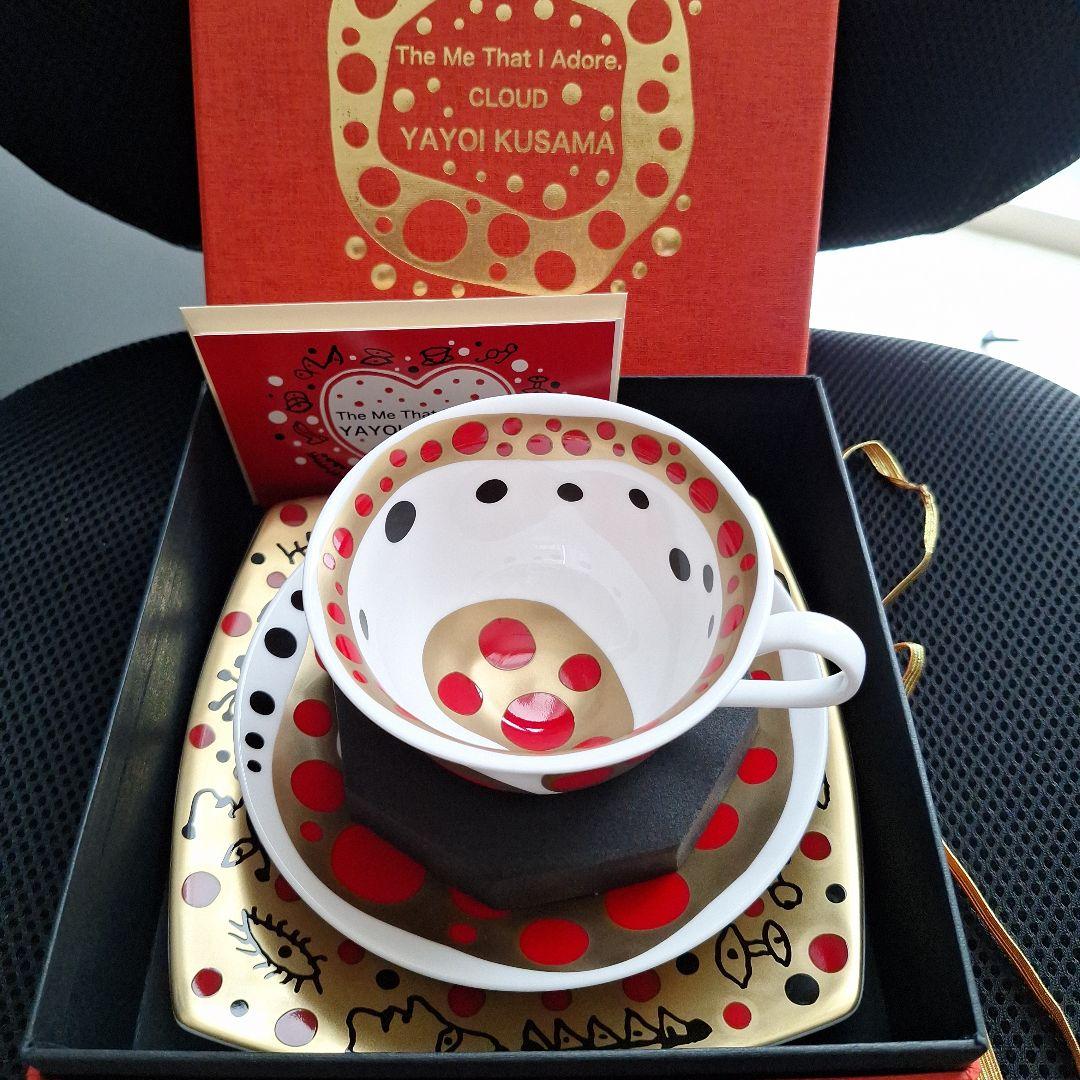 YAYOI KUSAMA 「私の大好きな私」ティーカップ(ソーサー)&ケーキ皿