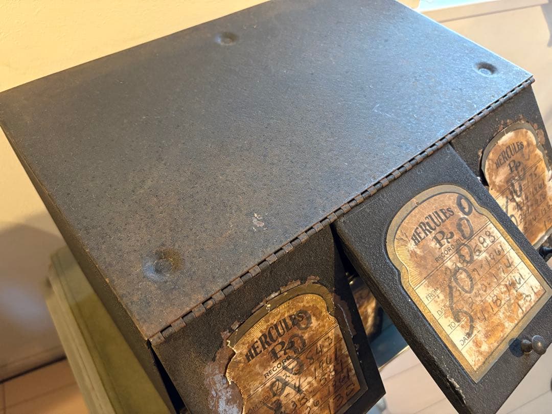 HERCULES★メディカルキャビネット★メタルラック/棚★アンティークUSA