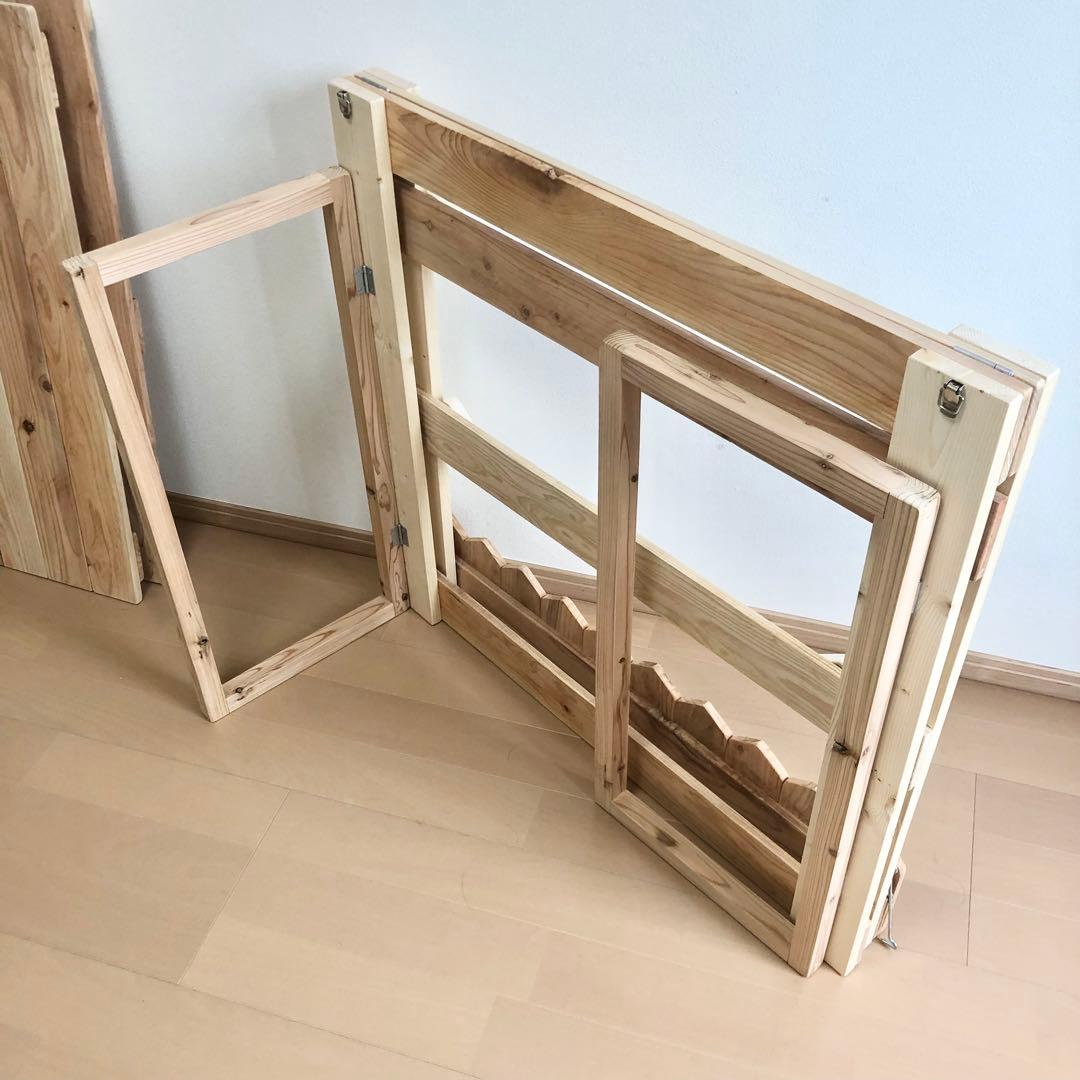 lieto_fumi/モニター協力募集/マルシェ什器/折りたたみ什器