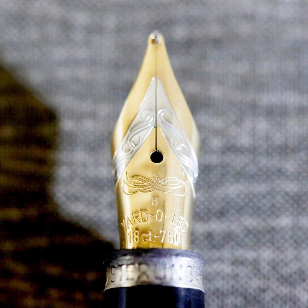 ヤードオレッド 万年筆 バイスロイ バーレイ スターリングシルバー ９２５