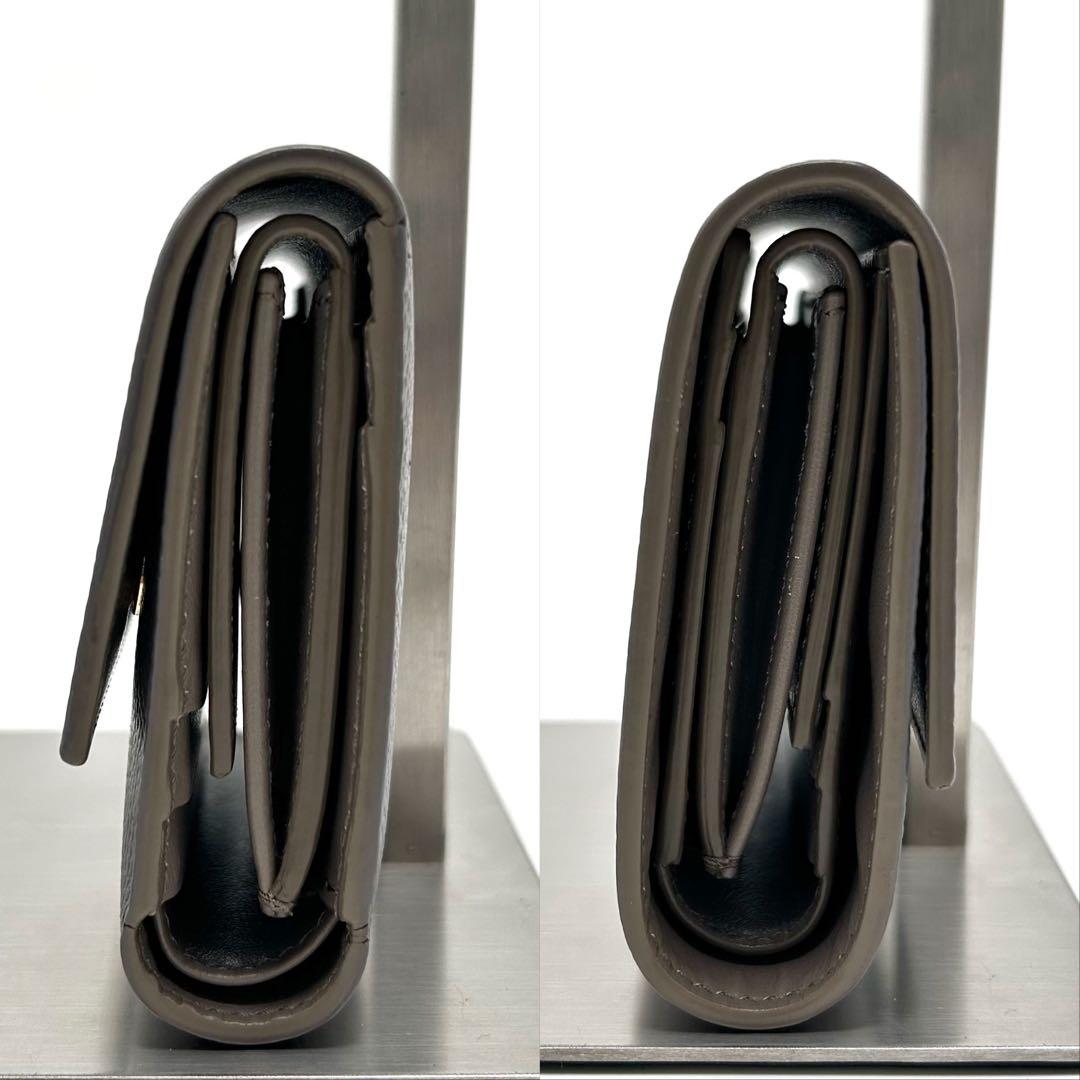 極美品 セリーヌ スモール トリフォールド ウォレット 三つ折り財布 レディース