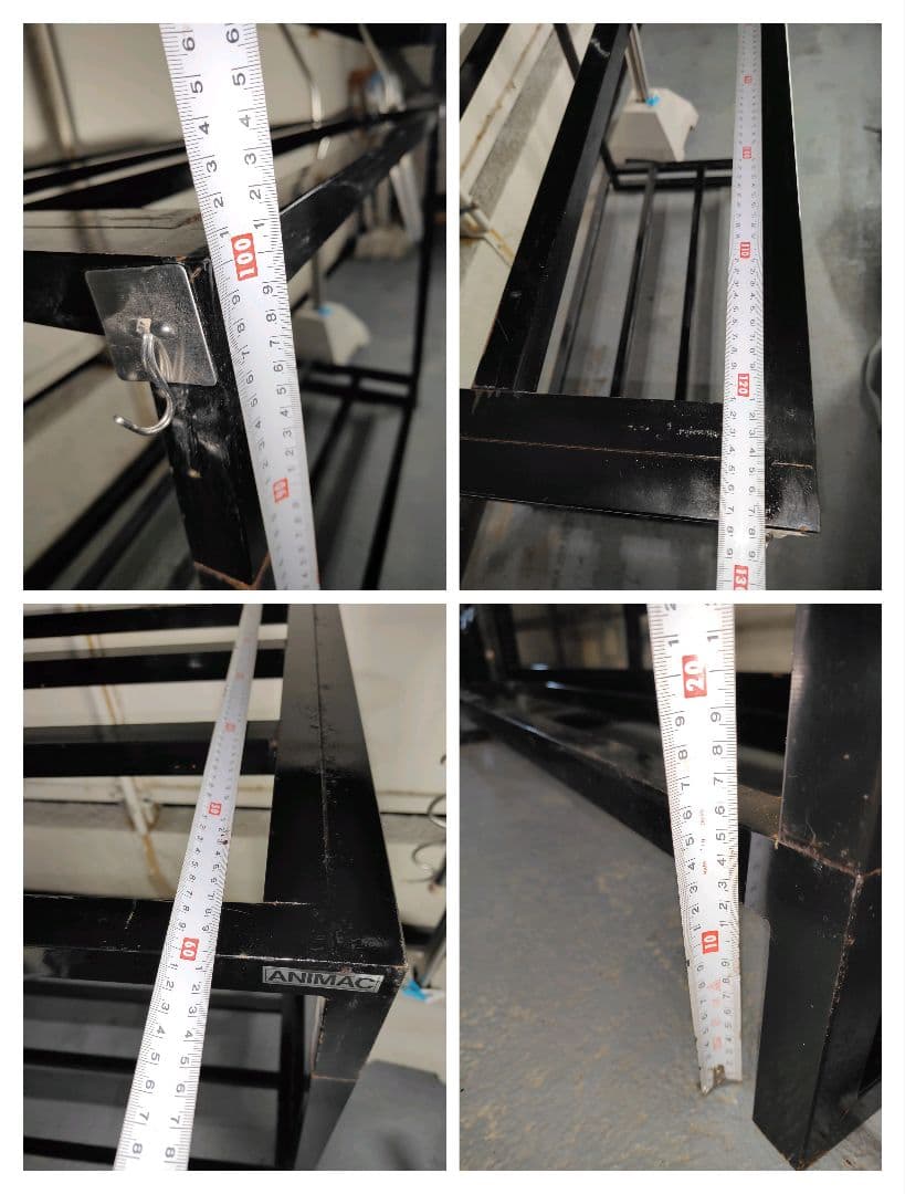 ANIMAC鉄製水槽台120cm　2段水槽台　アクリル水槽ろ過装置アクアリウム