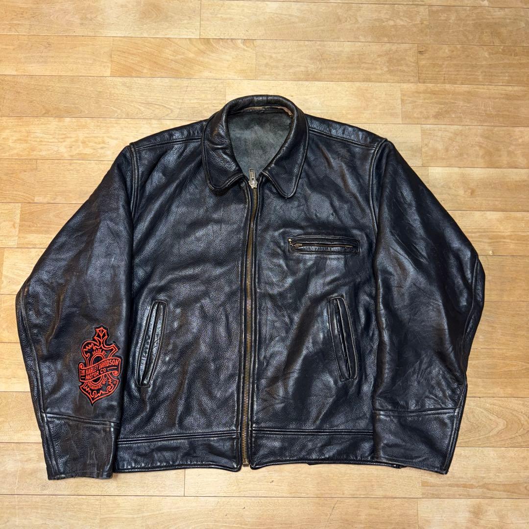 Harley-Davidson 本革　レザージャケット ブラック