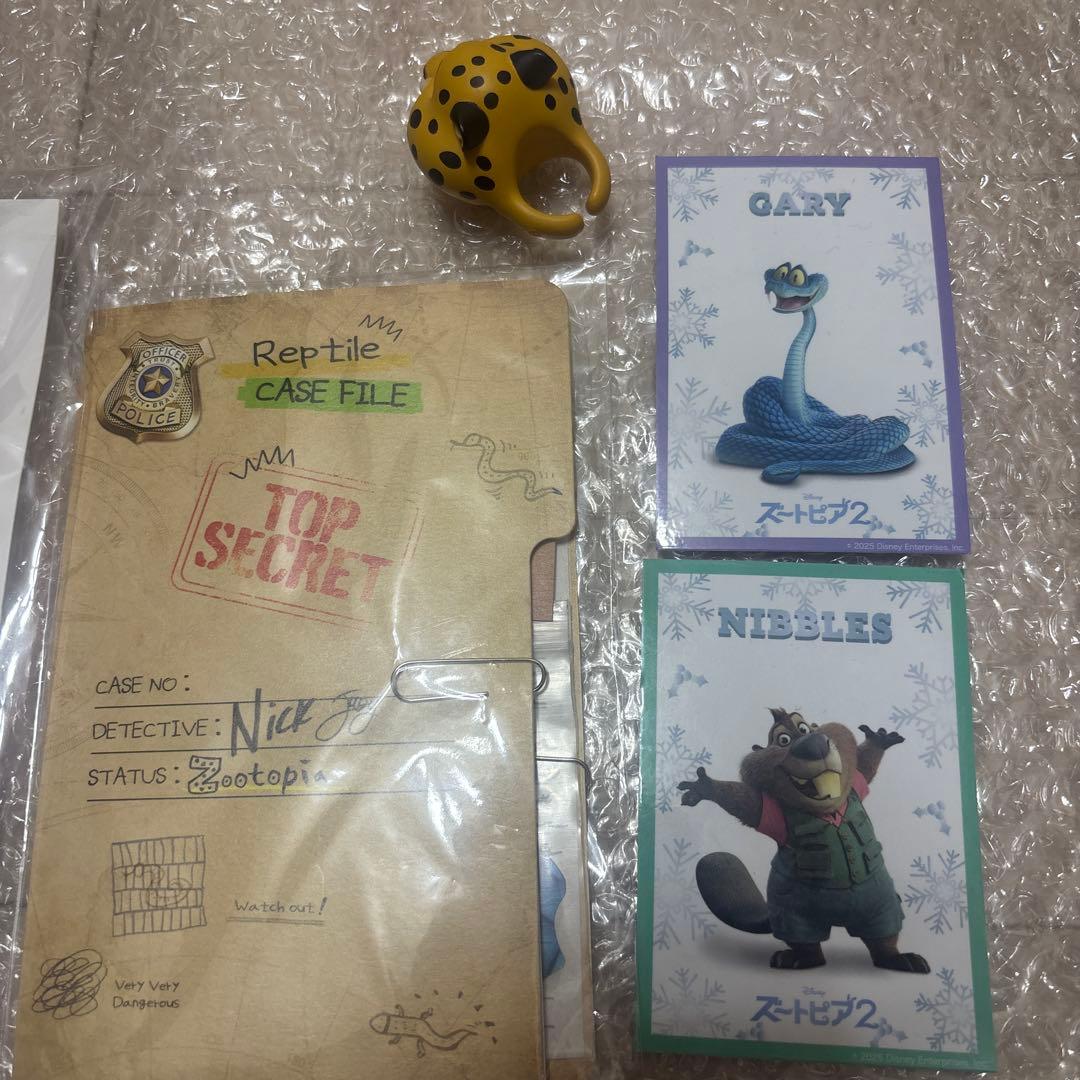 ズートピア2 映画 入場者特典 韓国限定 5週目 1セット　おまけ付