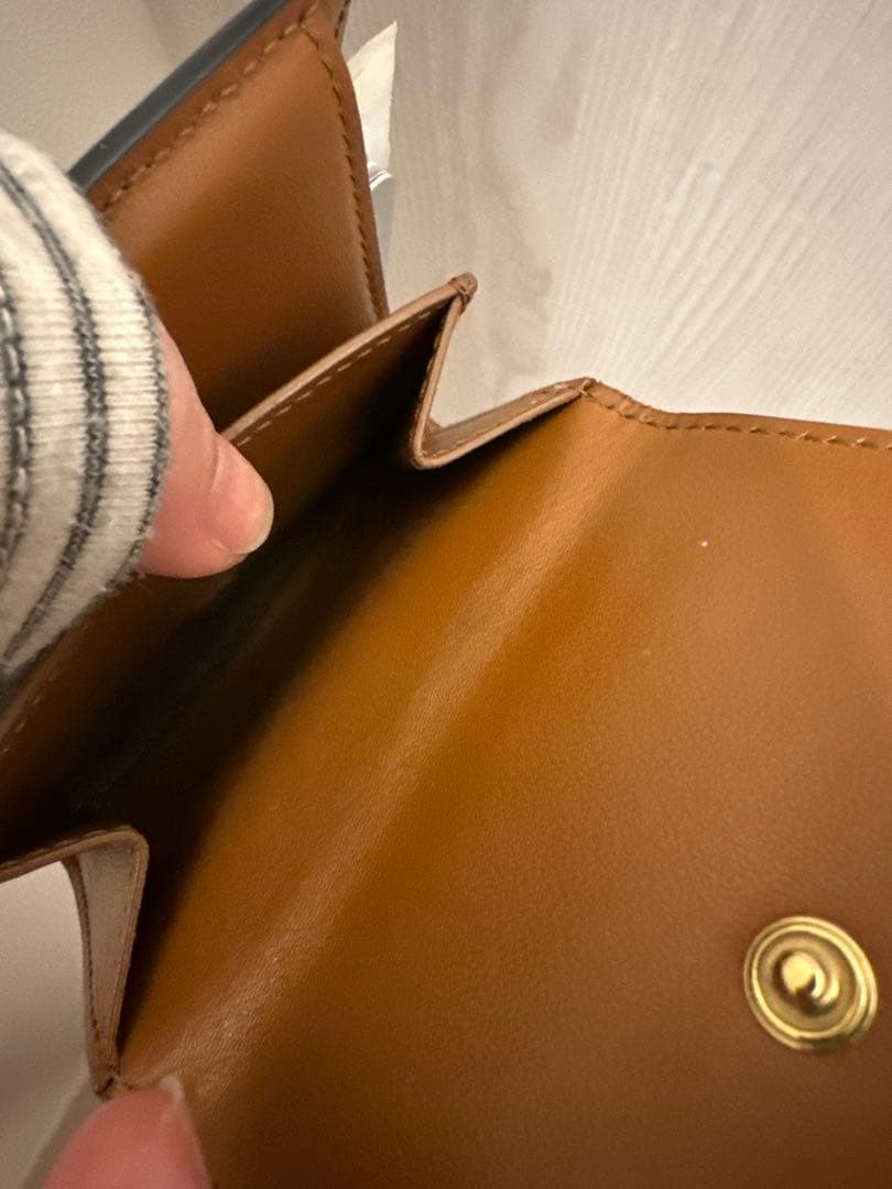 【美品】CELINE スモール トリフォールドウォレット/トリオンフキャンバス