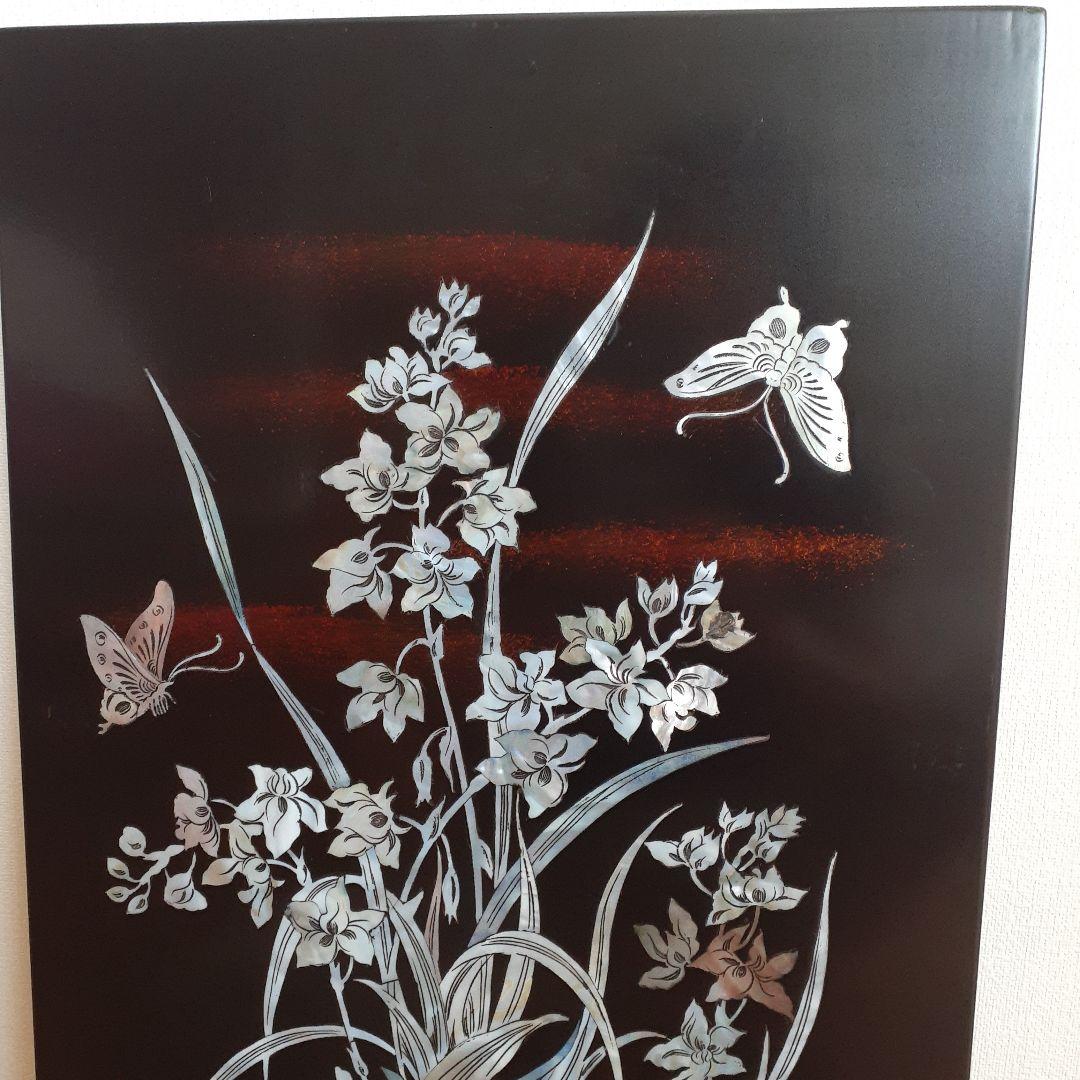 AIchemyです　螺鈿細工 骨董品 古美術 工芸品 壁掛絵画