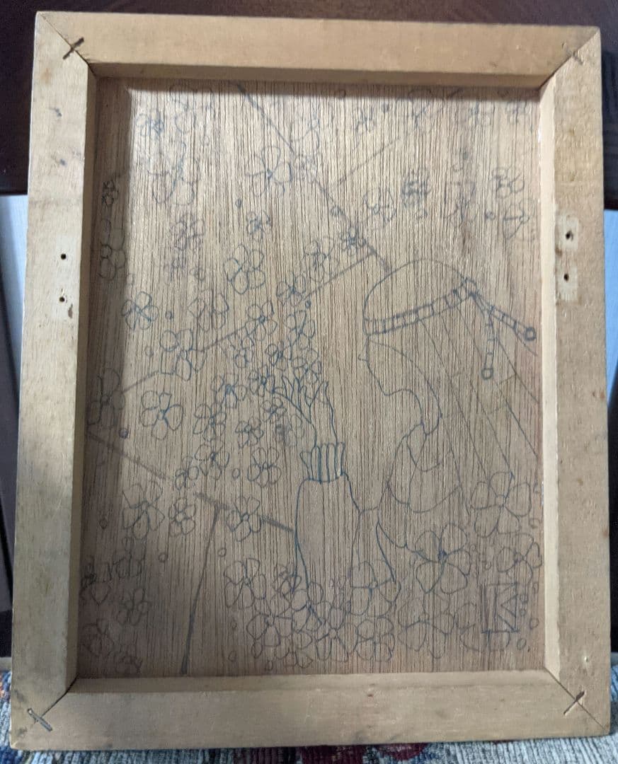 モザイクタイル絵　F3号パネルのみ『花ふぶき』