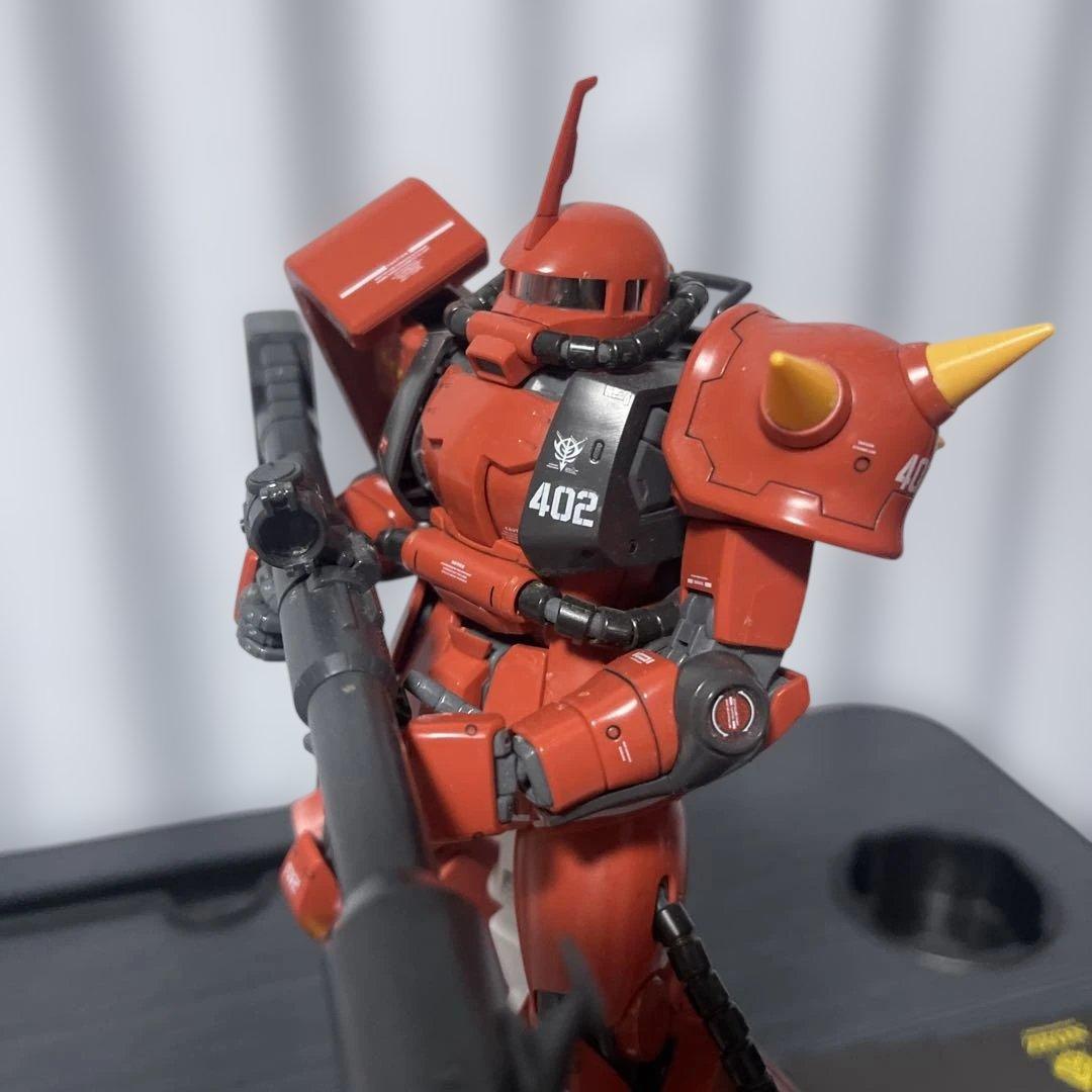 【美】MG1/100シンマツナガ専用ザクⅡと MGジョニーライデン専用ザクⅡ