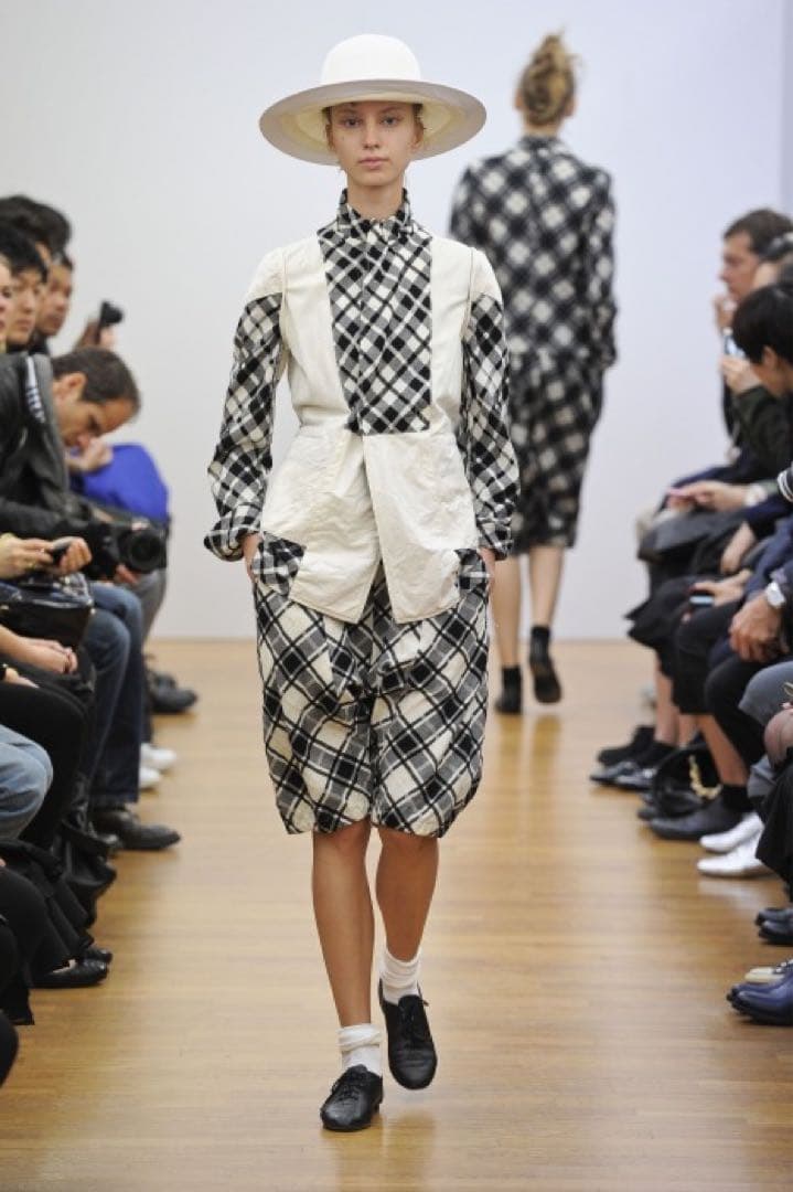 コムデギャルソン　チェック柄 サルエルパンツ