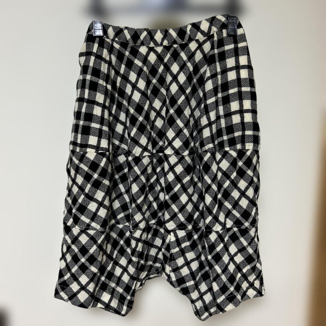 コムデギャルソン　チェック柄 サルエルパンツ