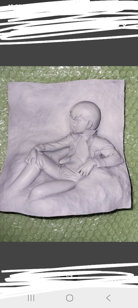 ガンダム アムロレイ 1/5 砂の十字架 レリーフ ビッグサイズ ガレージキット