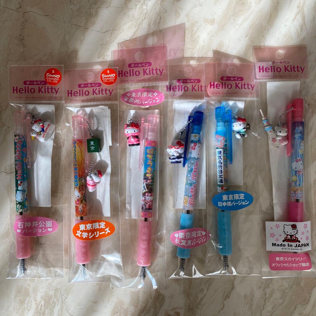 ご当地キティ　ボールペン6本セット