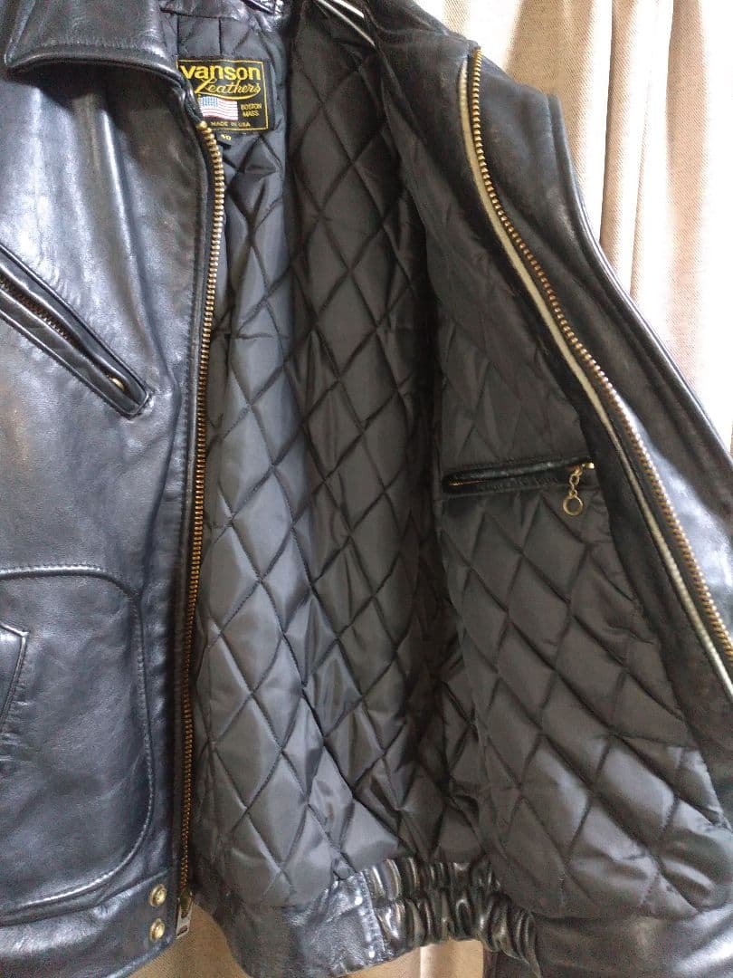 ペ*ソ様 バンソン VANSON ライダース 40　 タロンジップ　ヴィンテージ