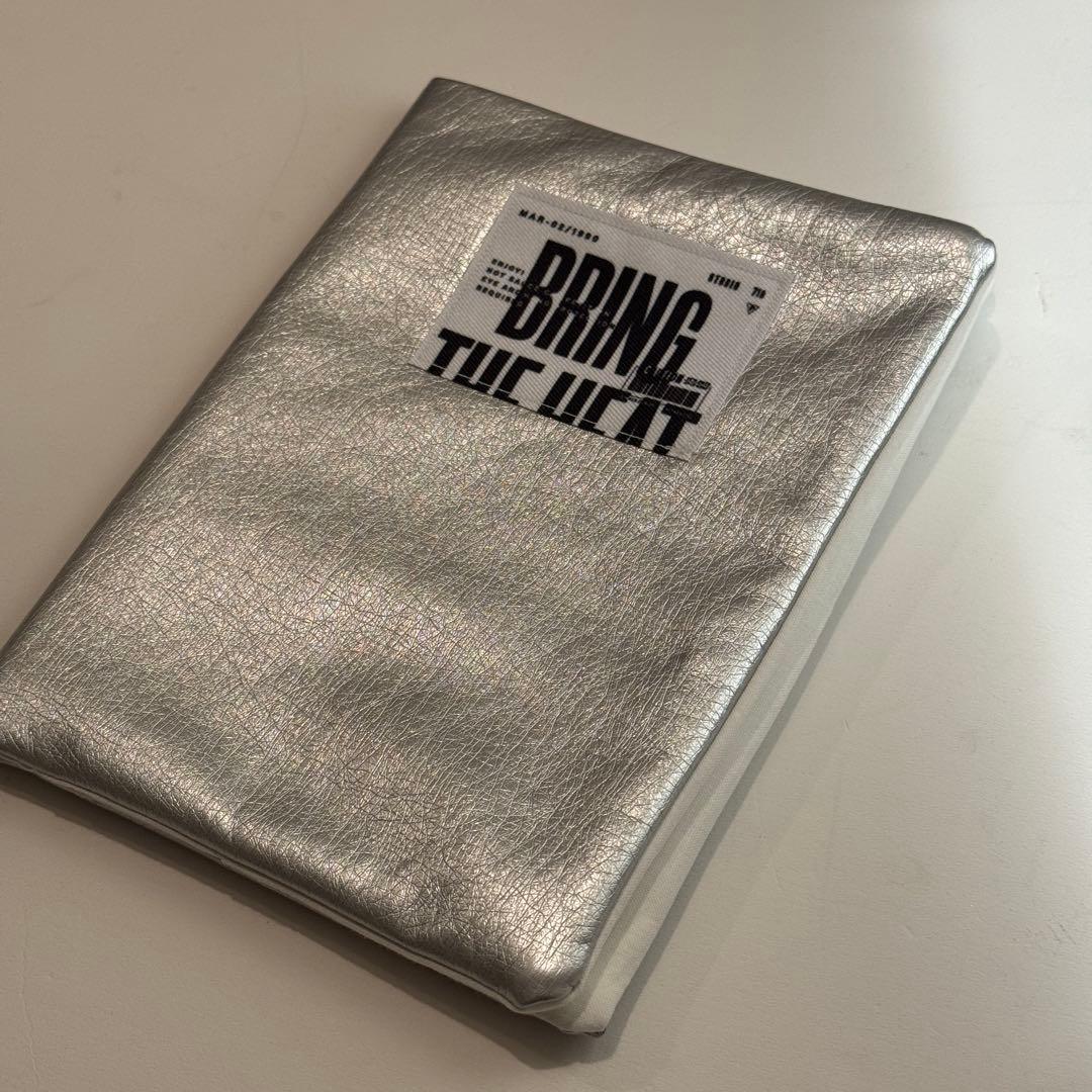 バインダーカバー　シルバー　A6 韓国　貯金