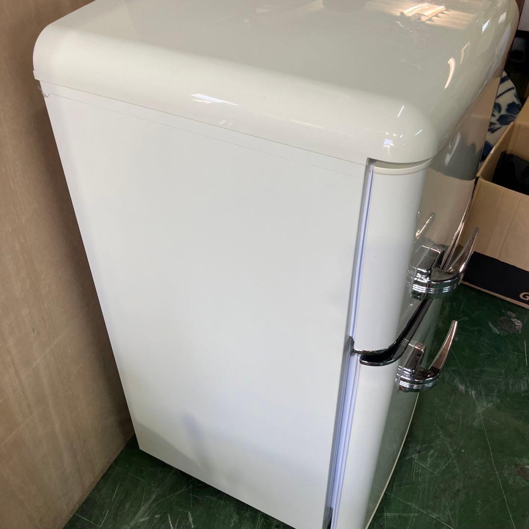 冷蔵庫 一人暮らし おしゃれ 冷凍冷蔵庫 81L ノンフロン冷凍冷蔵庫 レトロ