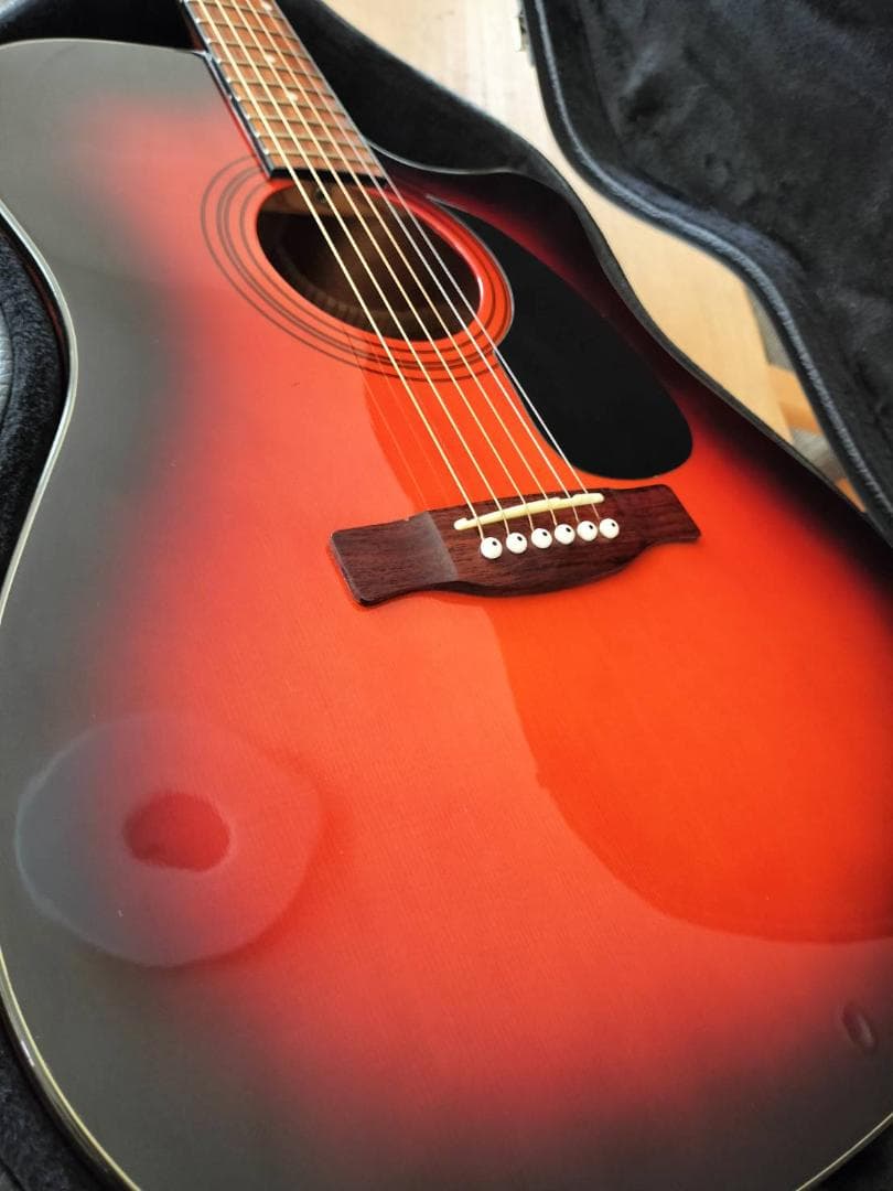 Fender CD-60CE SBST サンバースト エレアコ 純正ハードケース