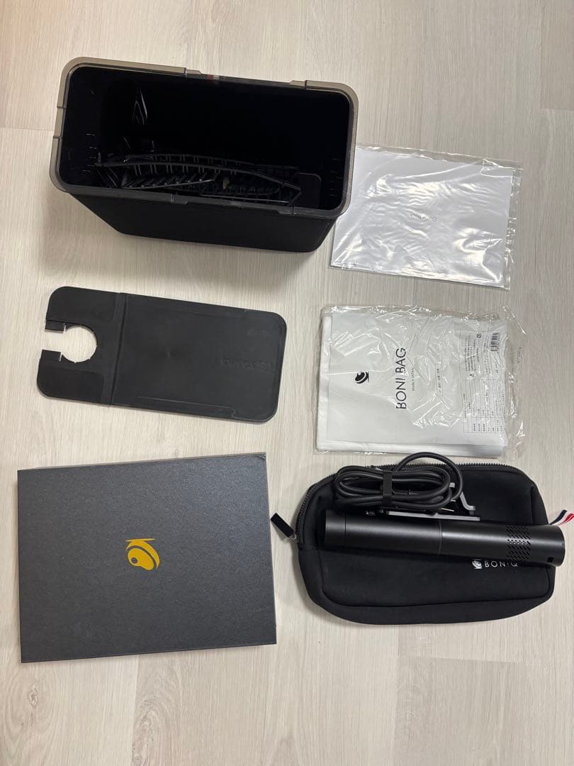 BONIQ スターターセット 低温調理器 ブラック