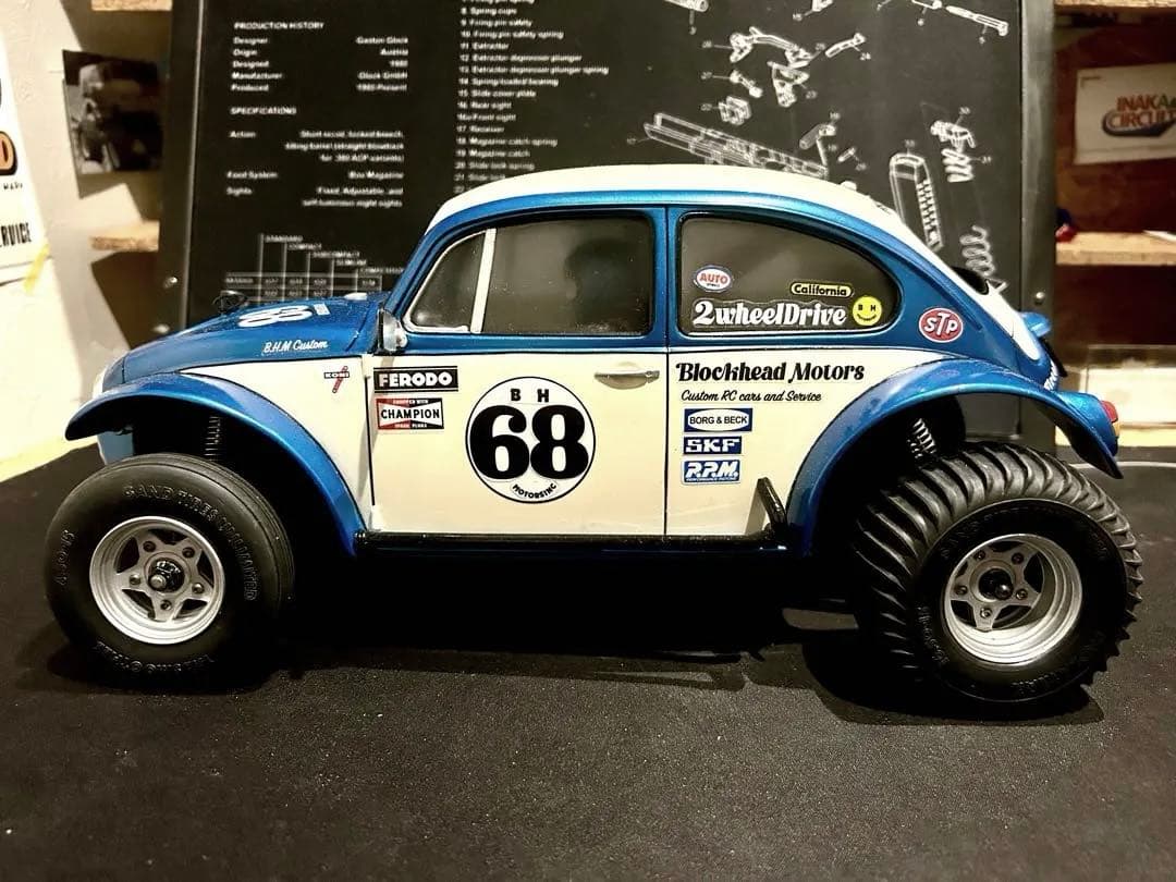 【未走行】タミヤ ワーゲンオフローダー グラホシャーシ改 ESC、サーボ付