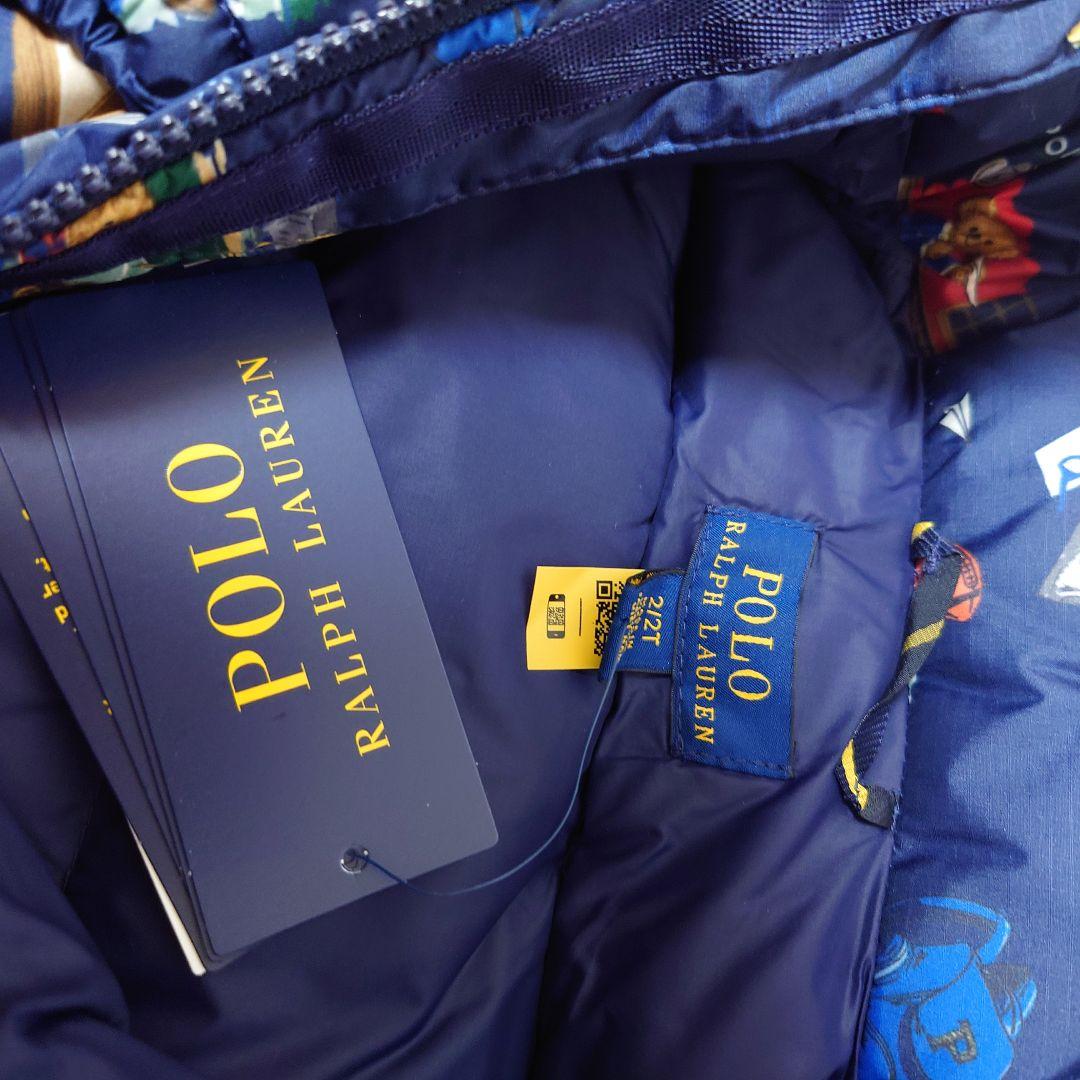 ラルフローレン　ポロベアダウンジャケット　2T95サイズ