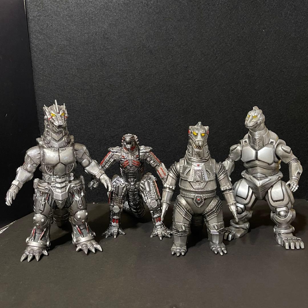 メカゴジラソフビリペイント4体セット‼︎