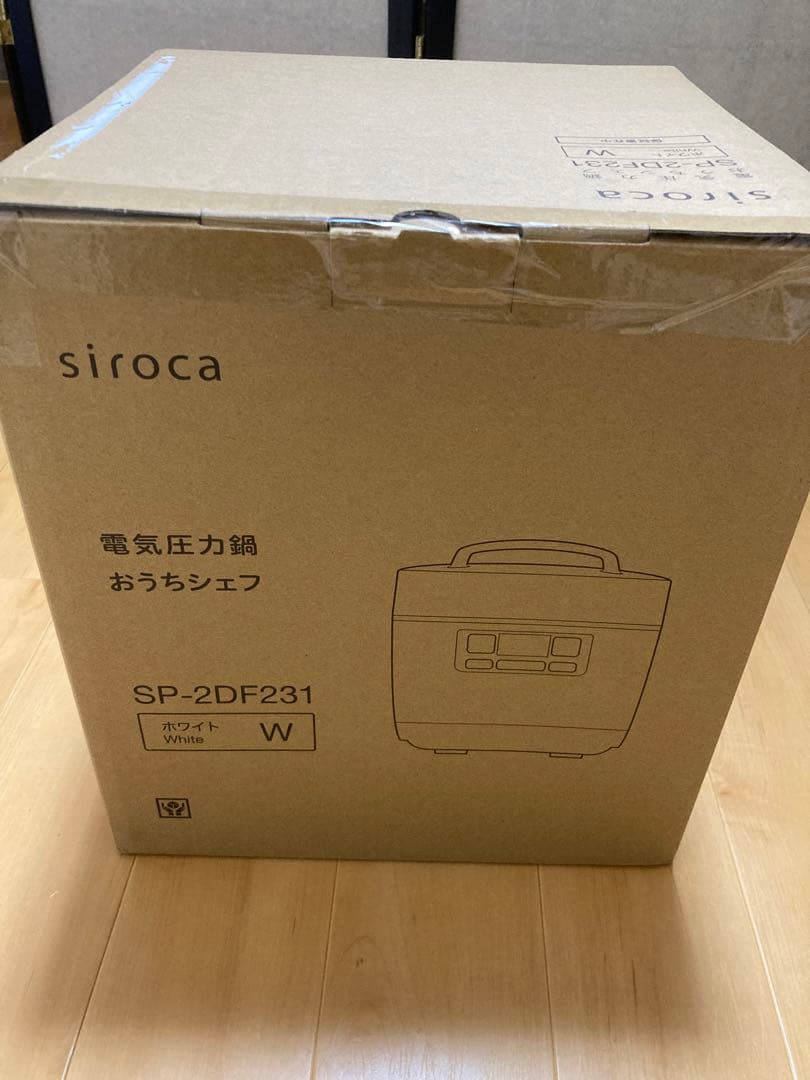 新品未使用　siroca　シロカ　おうちシェフ　SP-2DF231 電気圧力鍋