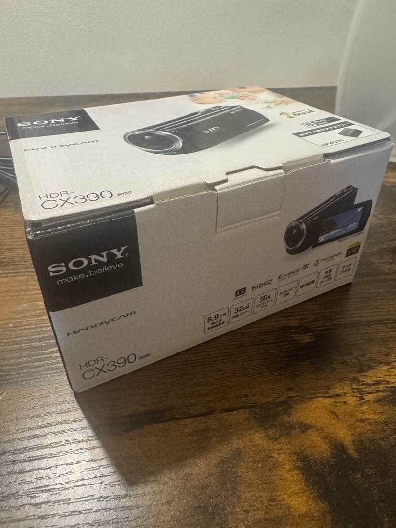 Sony HDR-CX390 ビデオカメラ 32GB ほぼ 未使用品