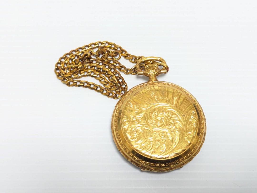 479 完動品 ARNEX 懐中時計 ゴールド スモセコ アンティーク