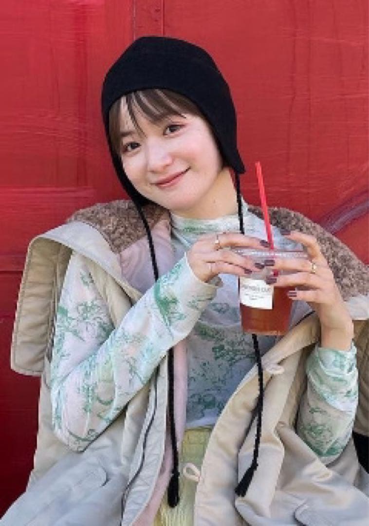 新品　auralee 耳当て付き メルトンキャップ　ニット キャップ ハット