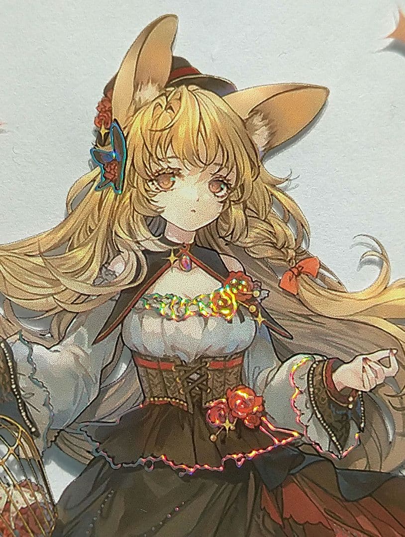 ☆再販☆J57＃赤狐烟雨(镭射银)一木一横墨魚様マステ切り売り海外人物