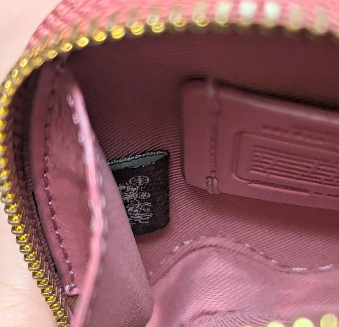 【美品】海外限定 COACH パックマン ケース ピンク