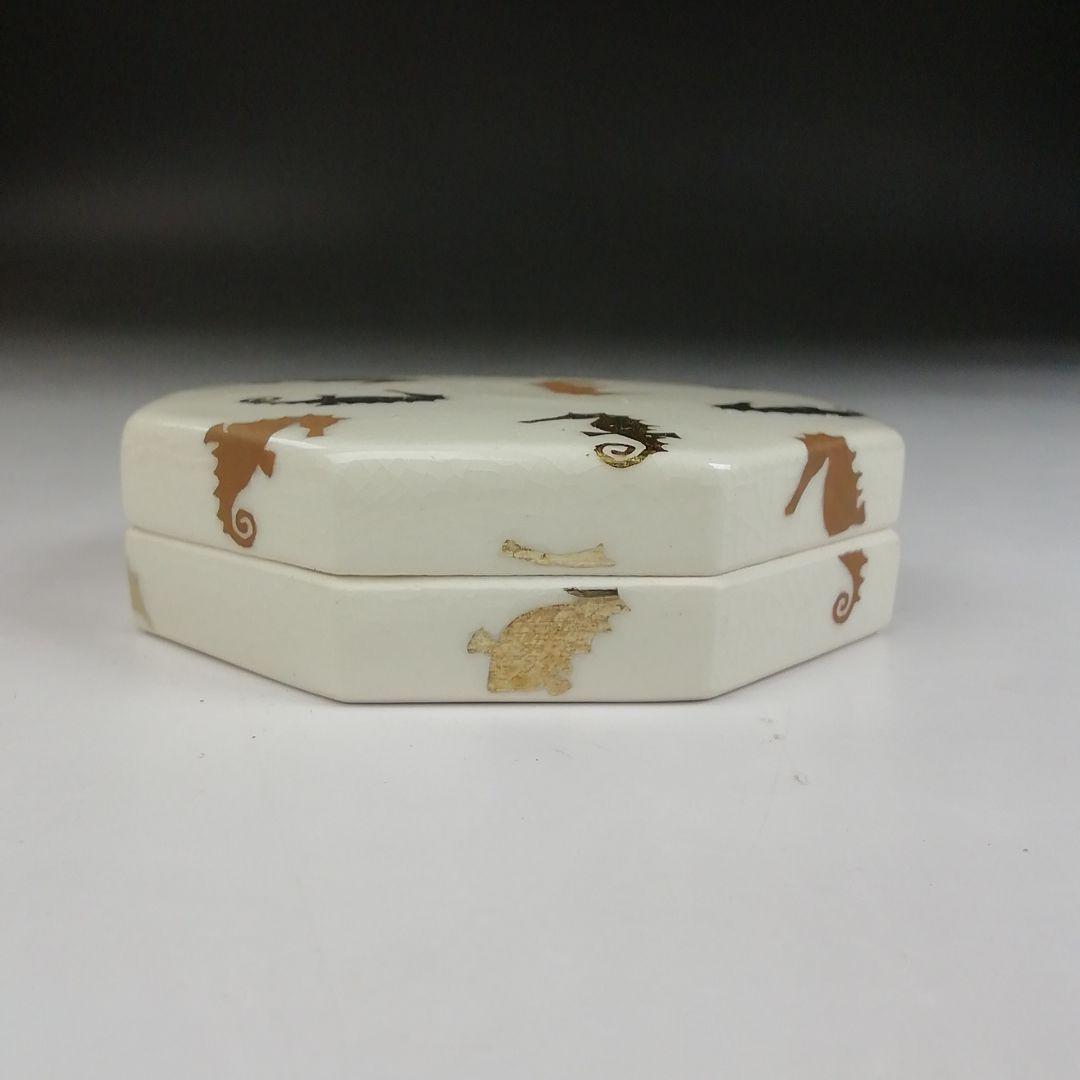 Ｔ８０５　香合　『干支香合』『丹山窯　小峠葛芳 造』　共箱　茶道具