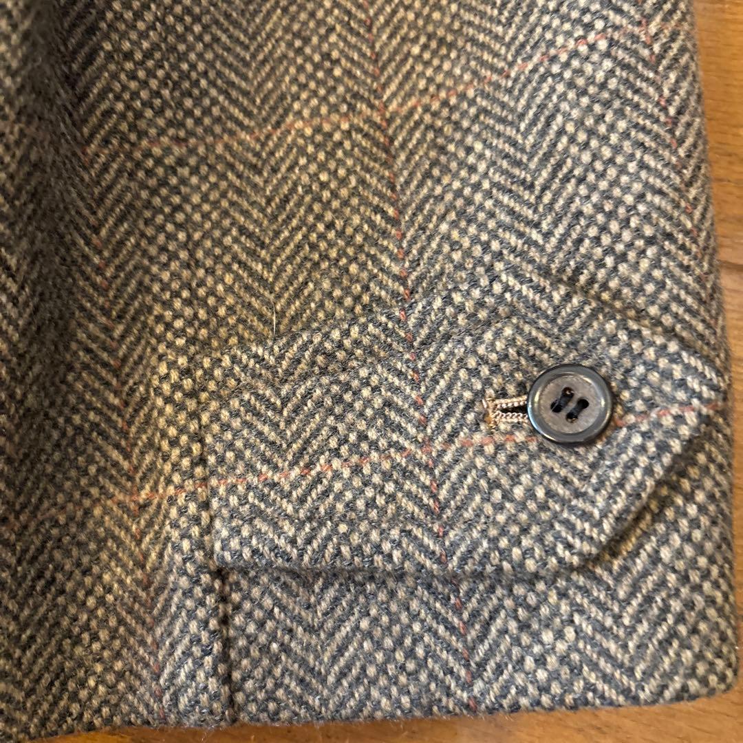 バーバリーロンドン ウール コート チェック柄 ヴィンテージ　Burberry