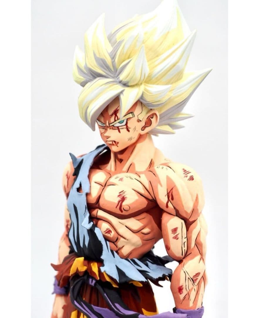 ドラゴンボールSMSPフィギュアスーパーサイヤ人孫悟空　ニ次元彩色　リペイント