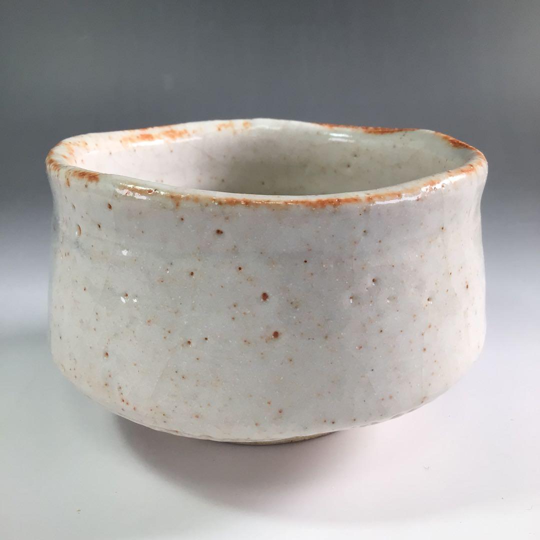 Ｒ６０７　茶碗　『古寿造』『表千家　堀内宗完　箱書』『志野茶碗』　共箱　茶道具