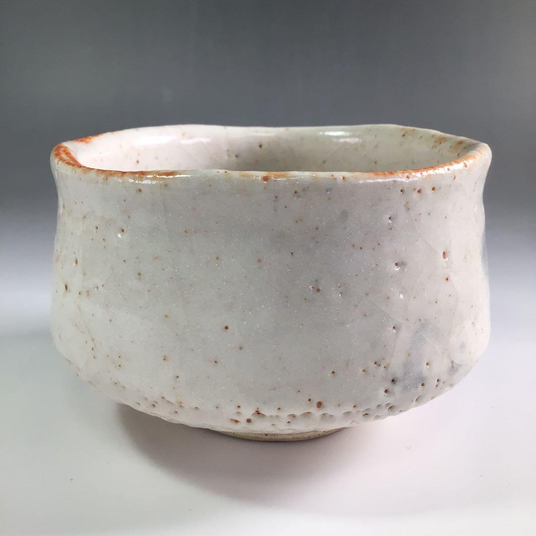 Ｒ６０７　茶碗　『古寿造』『表千家　堀内宗完　箱書』『志野茶碗』　共箱　茶道具