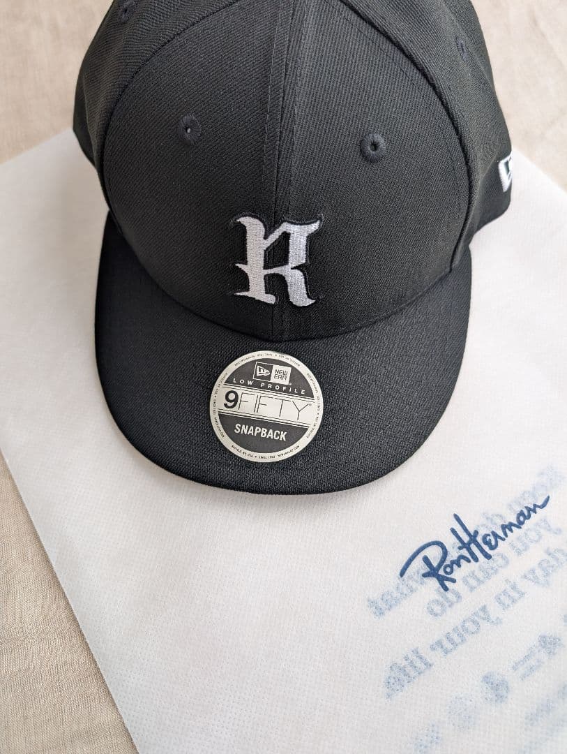 新品 9FIFTY スナップバックキャップ　ロンハーマン　ニューエラ ブラック