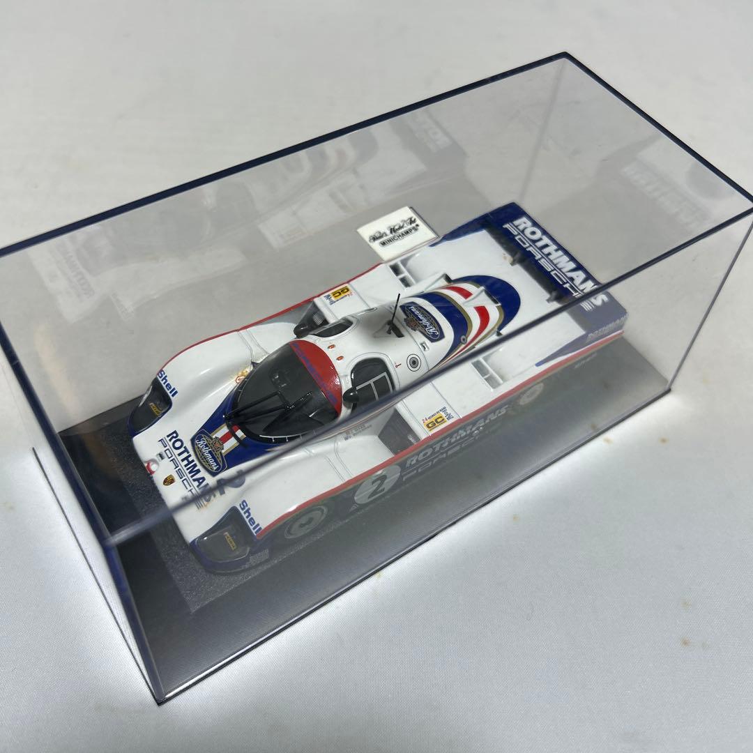 ミニチャンプス 1/43 PORSCHE962C ロスマンズ #2#3二台セット