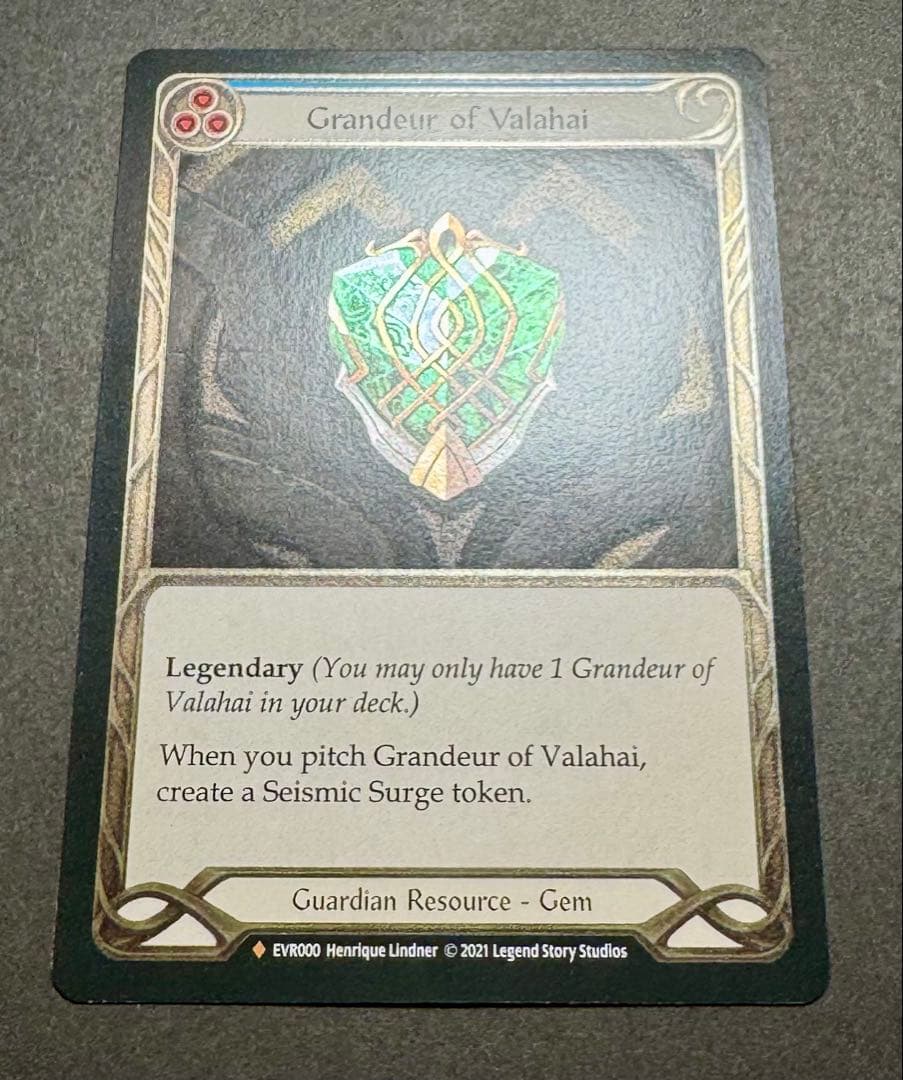 [FaB] 英語版「Grandeur of Valahai」Cold Foil