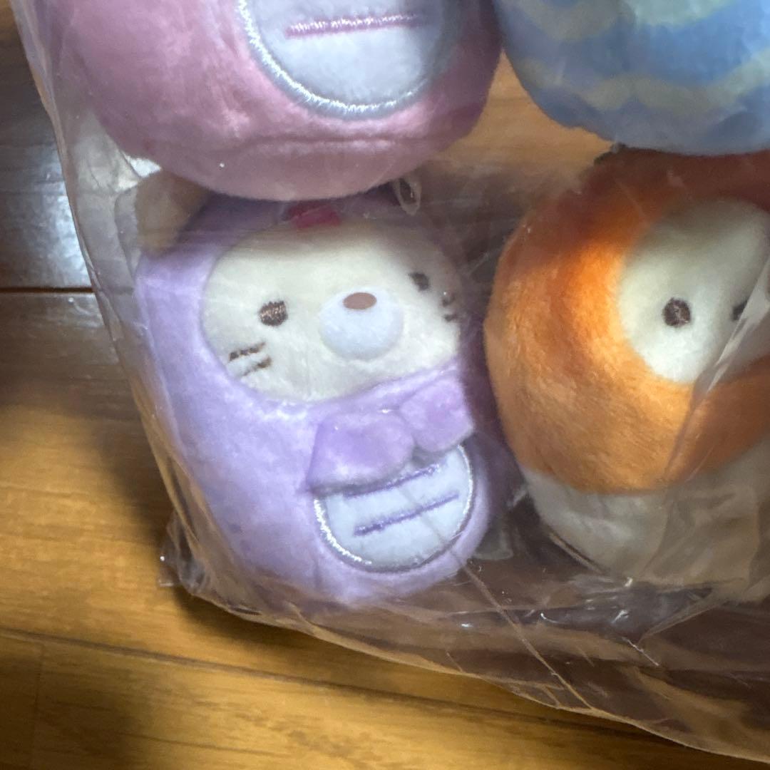 すみっコぐらし　お正月　ぬいぐるみ　へび　てのりぬいぐるみ　シーンぬいぐるみ