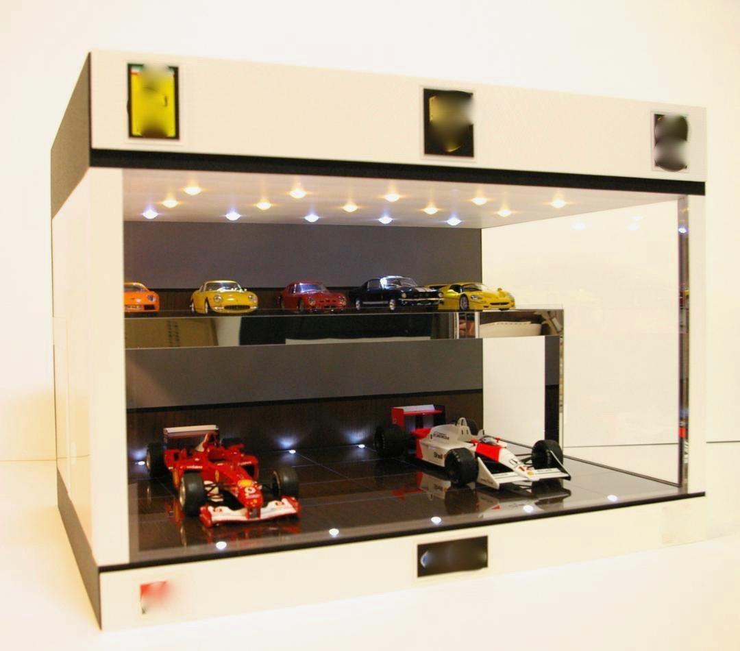 カステラさん・オーダー品・2段式ディスプレーBOX/スタイリッシュジオラマ