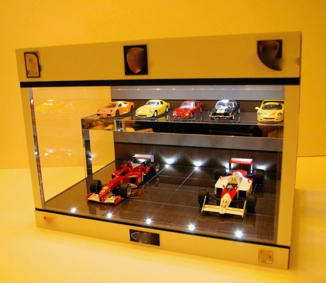 カステラさん・オーダー品・2段式ディスプレーBOX/スタイリッシュジオラマ