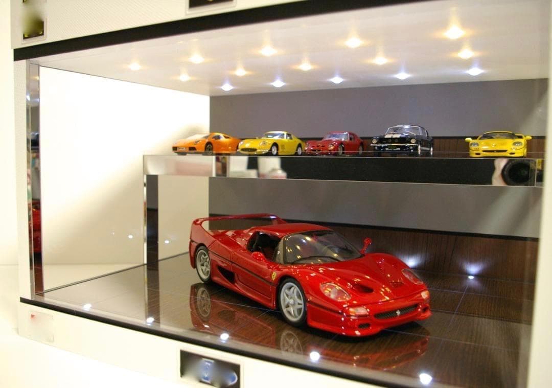 カステラさん・オーダー品・2段式ディスプレーBOX/スタイリッシュジオラマ