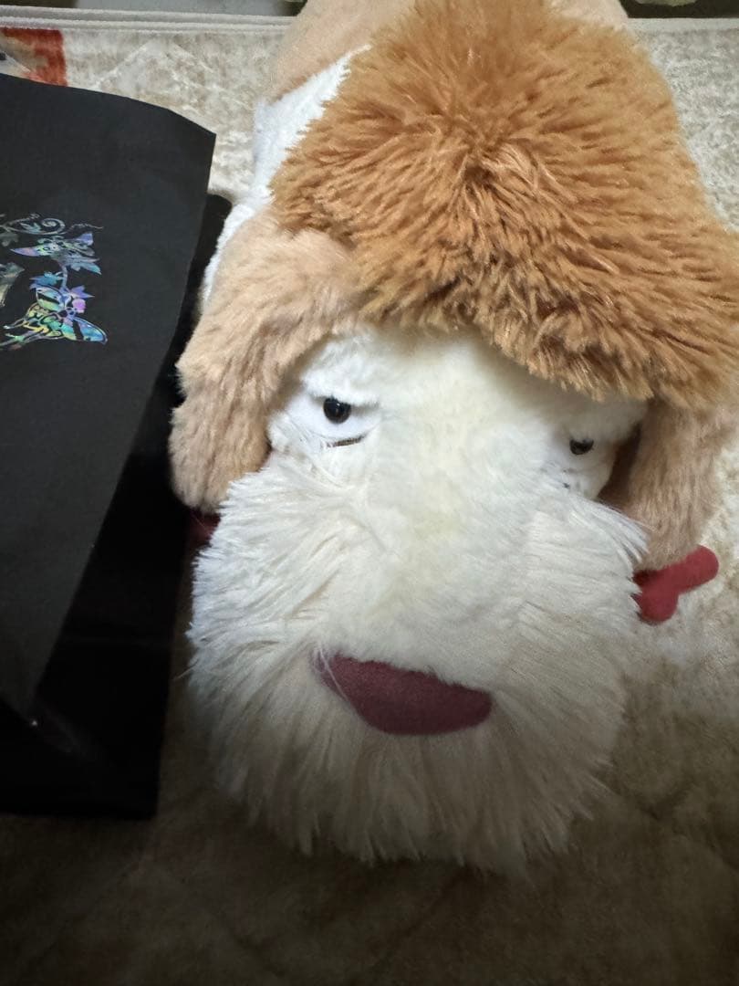 ジブリパーク　特大ぬいぐるみ　ヒン　魔女の谷　限定　 ハウルの動く城　紙袋