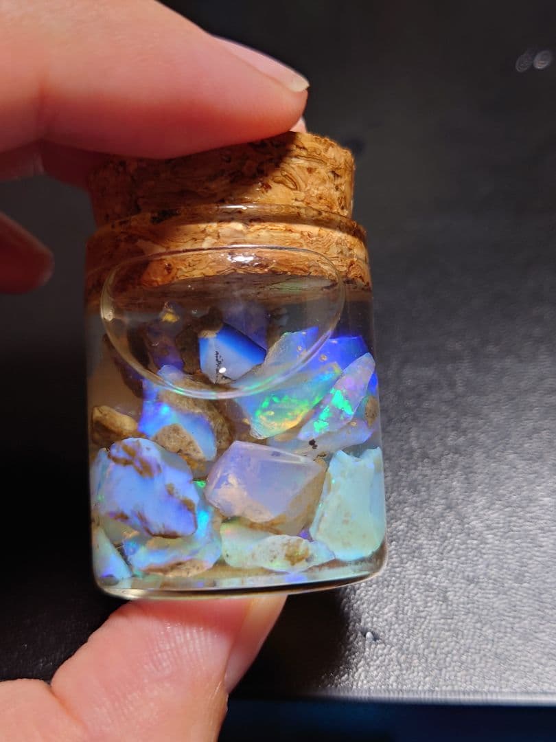 エチオピア　チョーク　オパール原石 詰合わせ　鉱物　標本　約10g分50CT近く