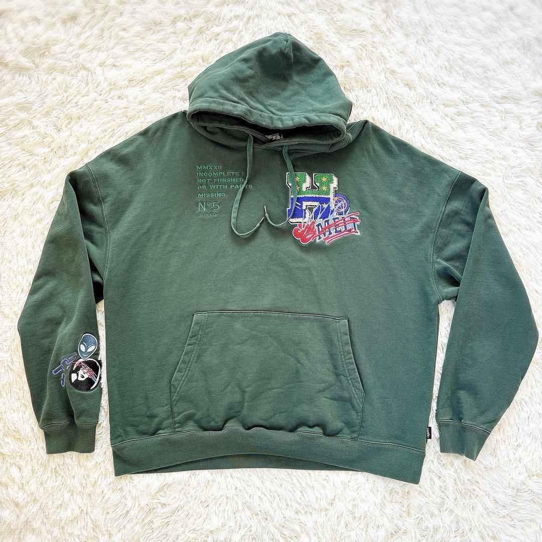 ヒステリックグラマー　ゲンザイ　パーカー　フーディー　メンズ　XL 美品　防寒