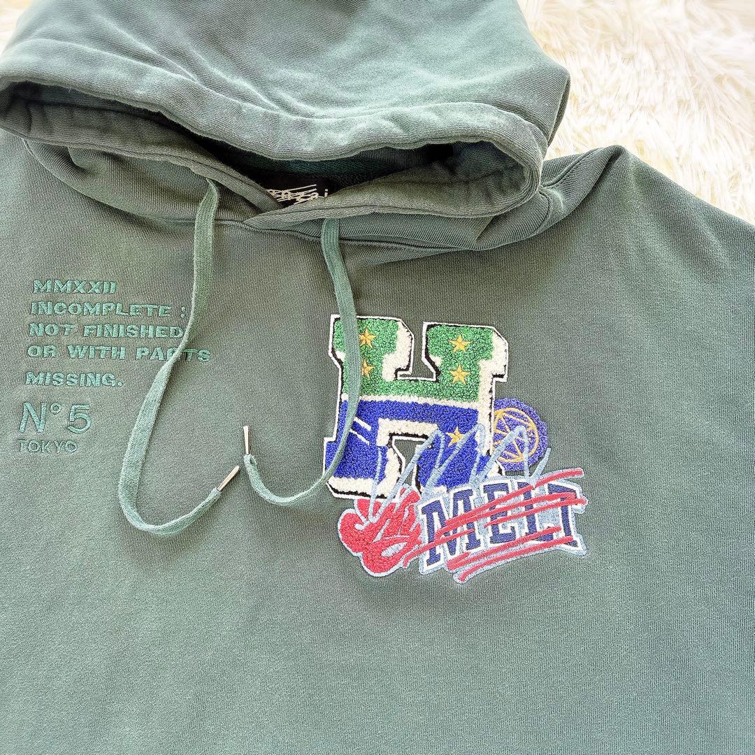 ヒステリックグラマー　ゲンザイ　パーカー　フーディー　メンズ　XL 美品　防寒