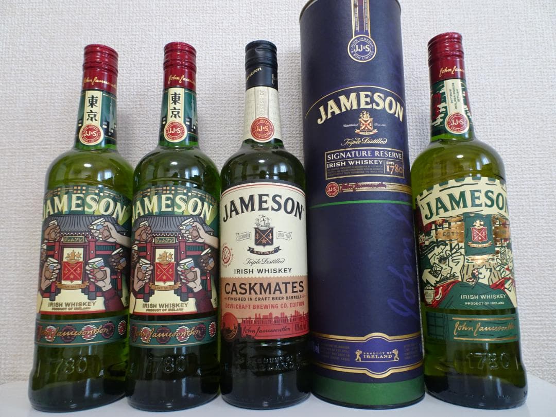 Jameson　ジェムソン　アイリッシュウイスキー
