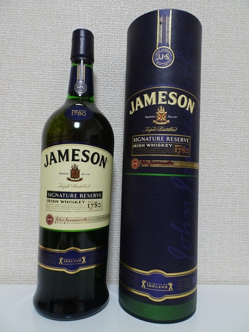 Jameson　ジェムソン　アイリッシュウイスキー